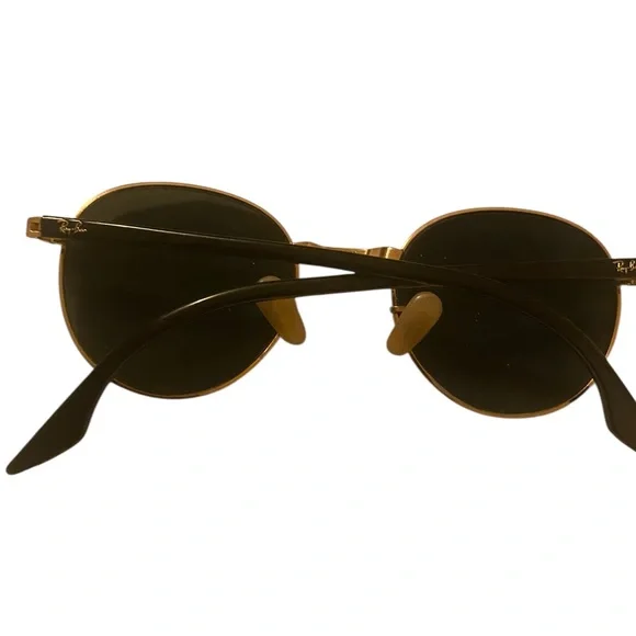 ? Ray-Ban RB3691 Chromance Polarized sunglasses round gold  display picture 3
